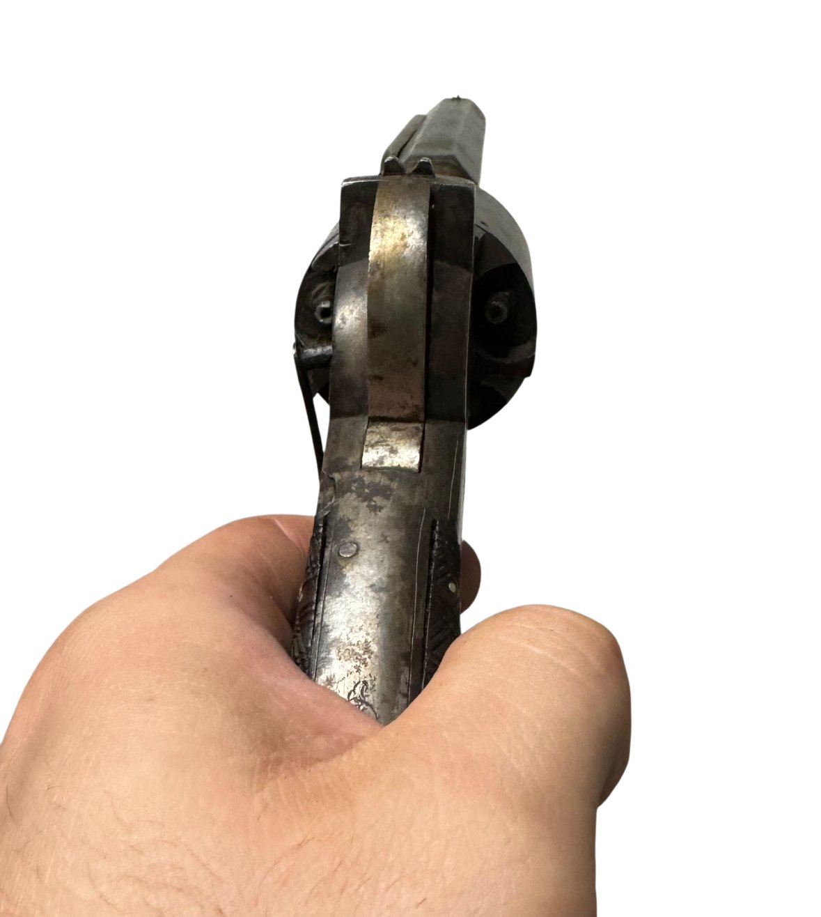 Webley Bentley .54 Bore 5-Shot Percussion Self-Cocking Revolver - Image 9