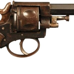 Antique German .36 Cal Double Action Pocket Revolver – 3.5” Octagon Barrel