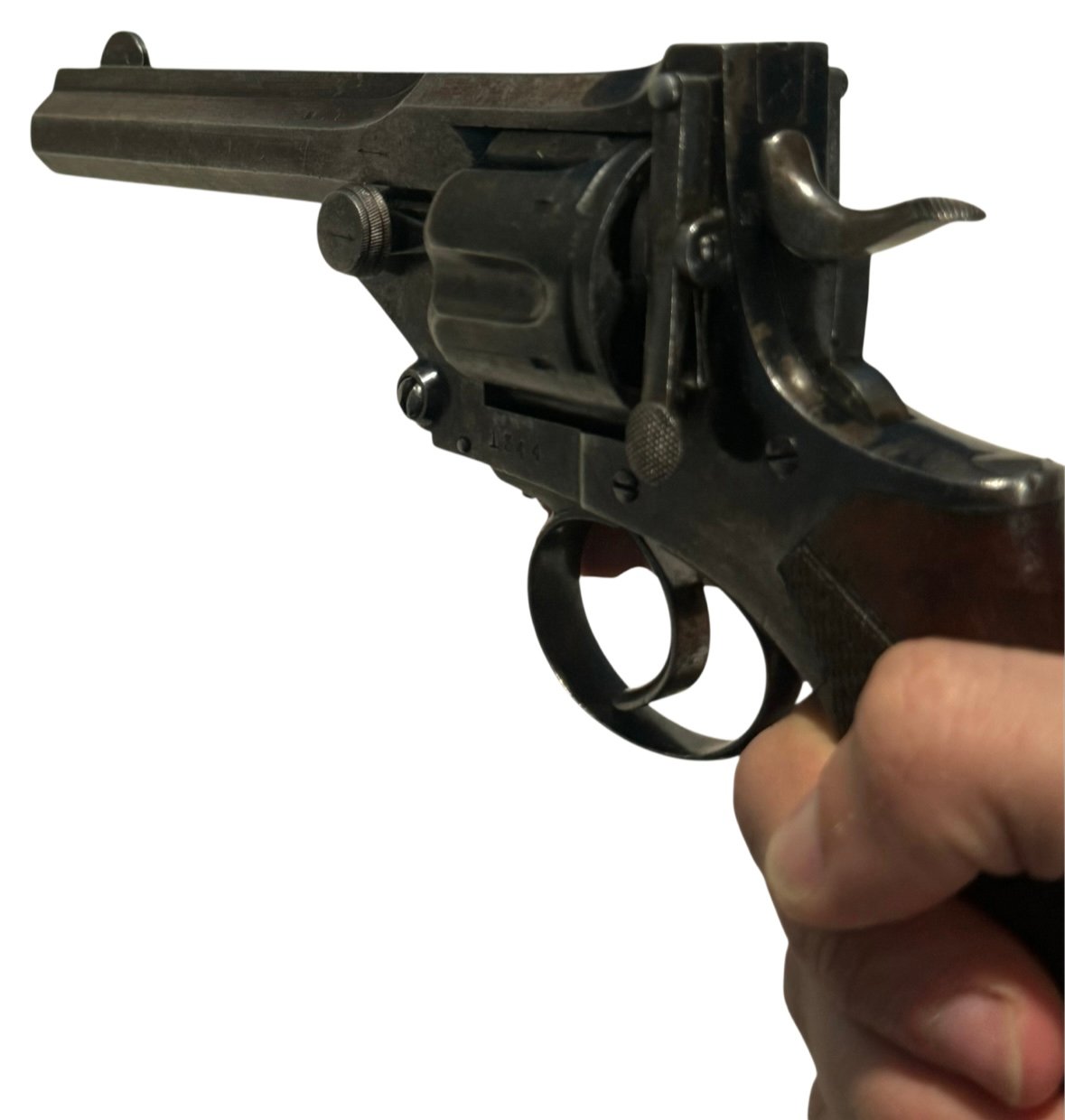 RARE Webley-Pryse “Africa Model” – Pre-1899 Antique – .455 Webley – British Military Marked - Image 6