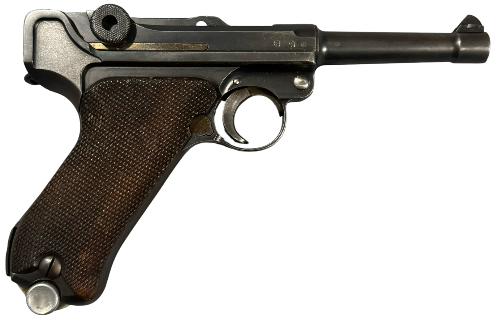 1936 German P08 Luger S/42 – All Matching, Matching Mag + Extra - Image 2