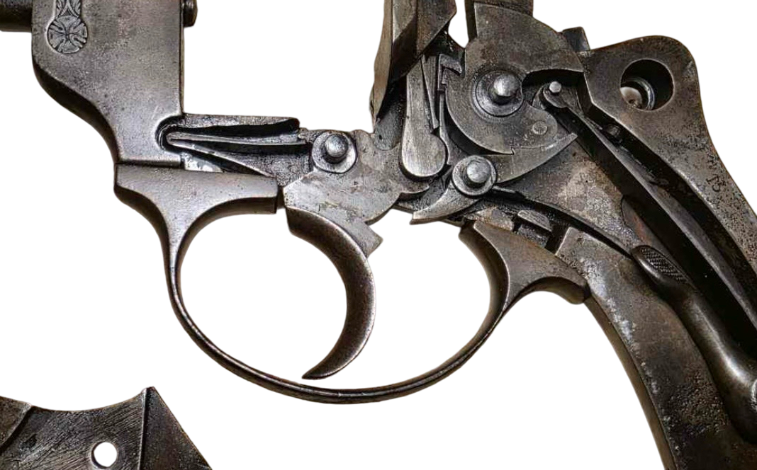 Antique 1874 French Officer’s Revolver 11mm Chamelot Delvigne St. Etienne - Image 26