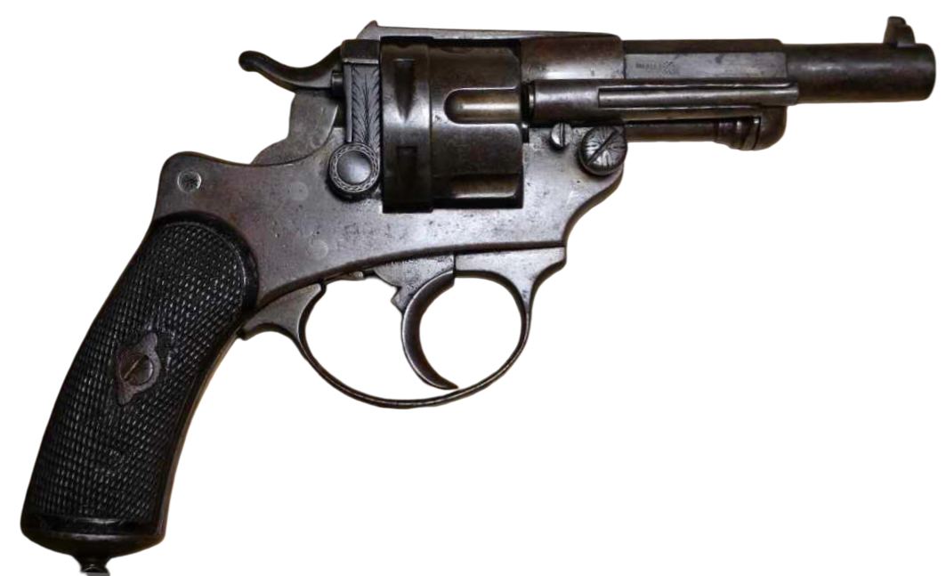 Antique 1874 French Officer’s Revolver 11mm Chamelot Delvigne St. Etienne