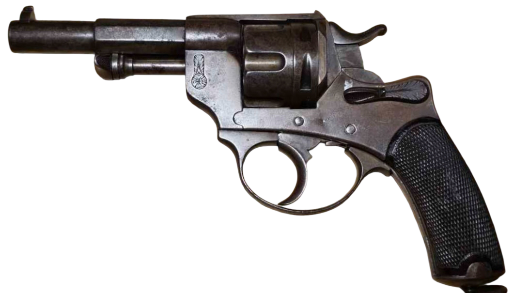 Antique 1874 French Officer’s Revolver 11mm Chamelot Delvigne St. Etienne - Image 2