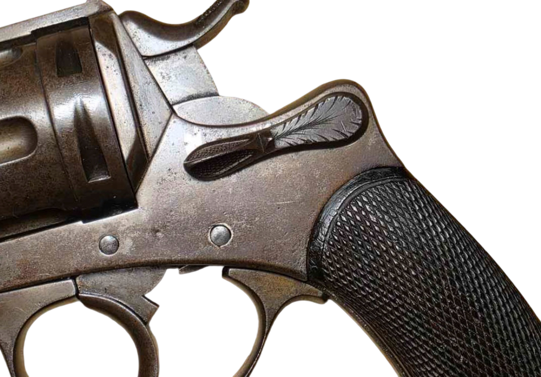 Antique 1874 French Officer’s Revolver 11mm Chamelot Delvigne St. Etienne - Image 7