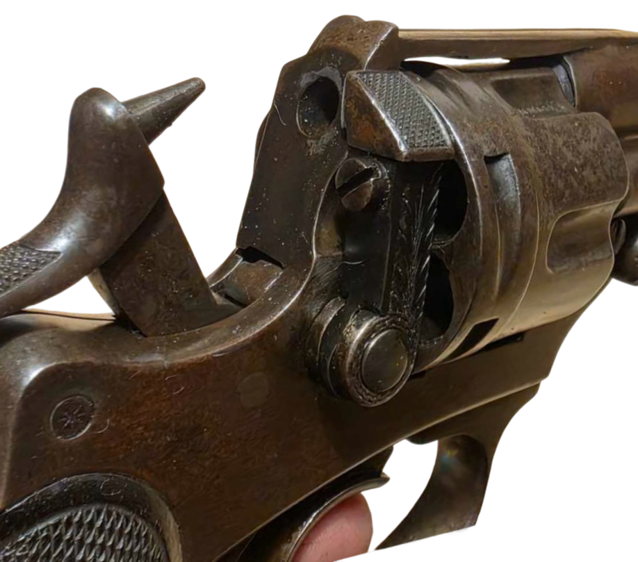 Antique 1874 French Officer’s Revolver 11mm Chamelot Delvigne St. Etienne - Image 21