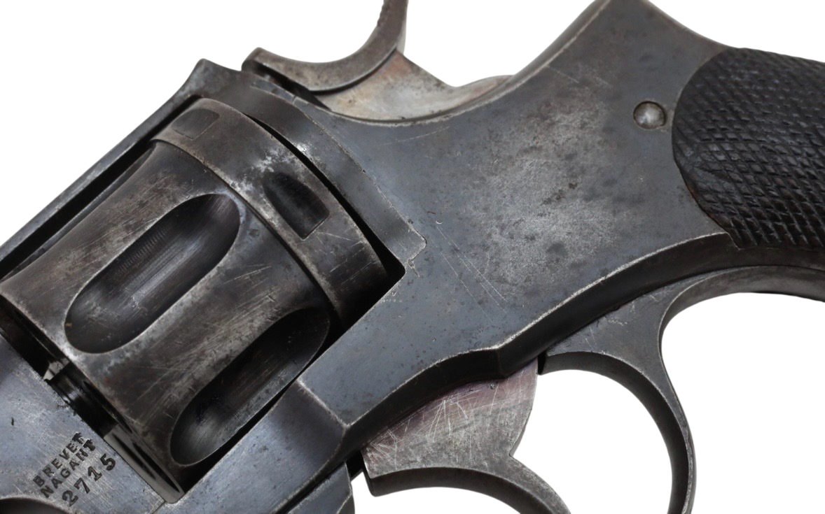 Antique 1888 Swedish Nagant M1887 7.5mm Revolver w/ Holster - Image 4