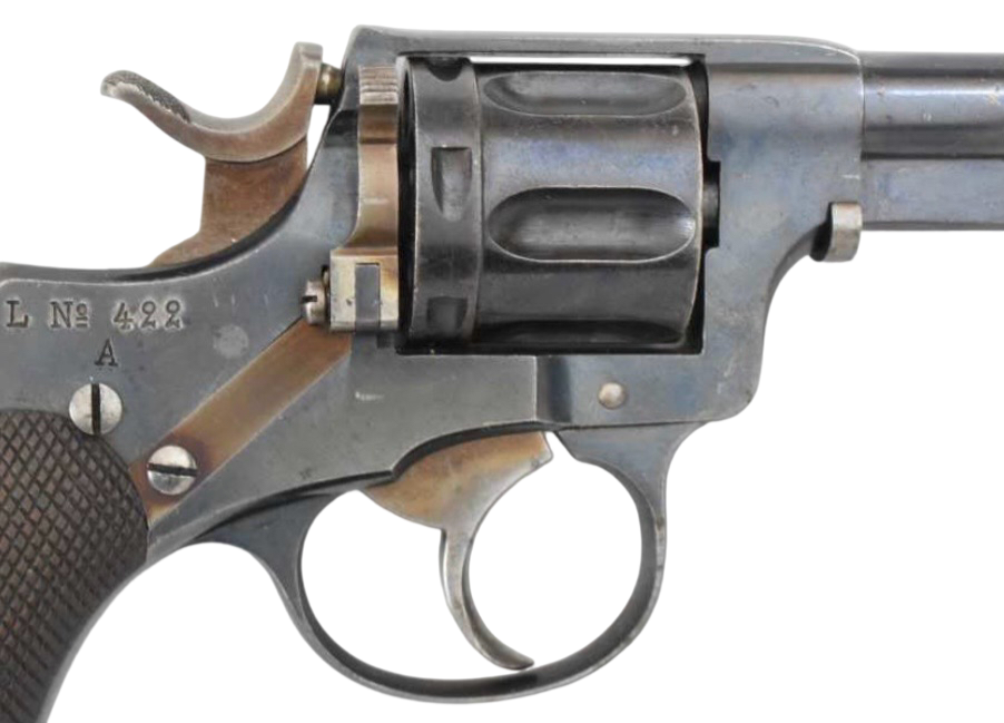 Antique Swedish Husqvarna M1887 Nagant Revolver 7.5mm Early S/N: 1841 - Image 10