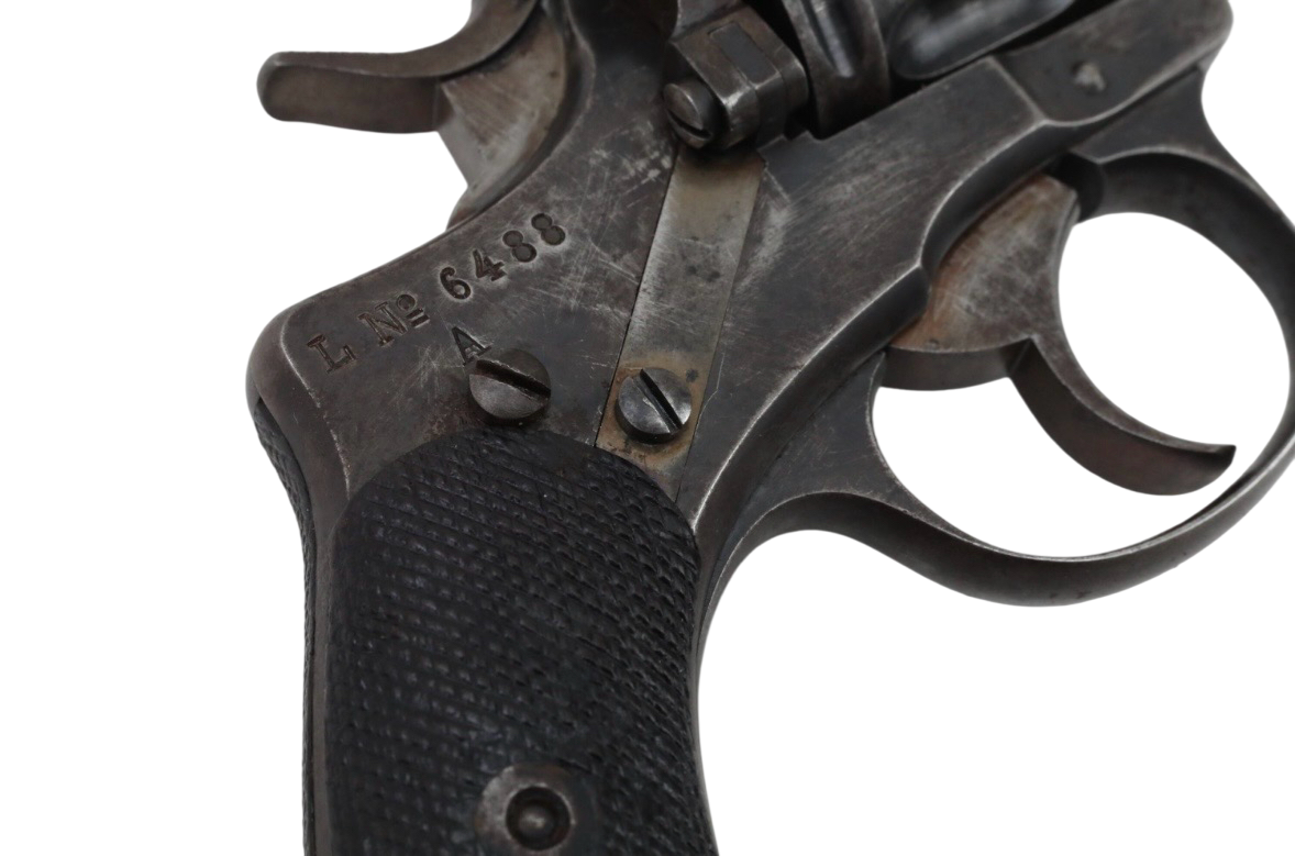 Antique 1888 Swedish Nagant M1887 7.5mm Revolver w/ Holster - Image 9