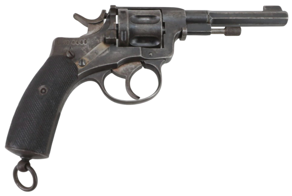 Antique 1888 Swedish Nagant M1887 7.5mm Revolver w/ Holster - Image 2