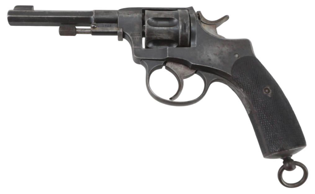 Antique 1888 Swedish Nagant M1887 7.5mm Revolver w/ Holster