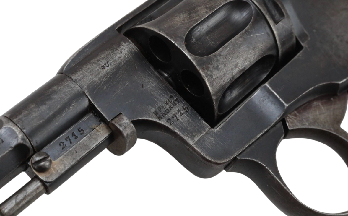 Antique 1888 Swedish Nagant M1887 7.5mm Revolver w/ Holster - Image 3