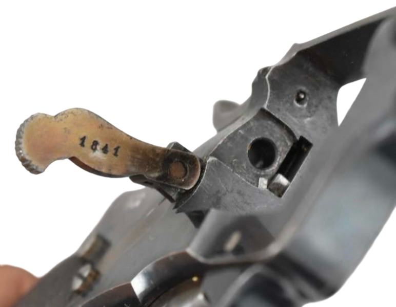 Antique Swedish Husqvarna M1887 Nagant Revolver 7.5mm Early S/N: 1841 - Image 27