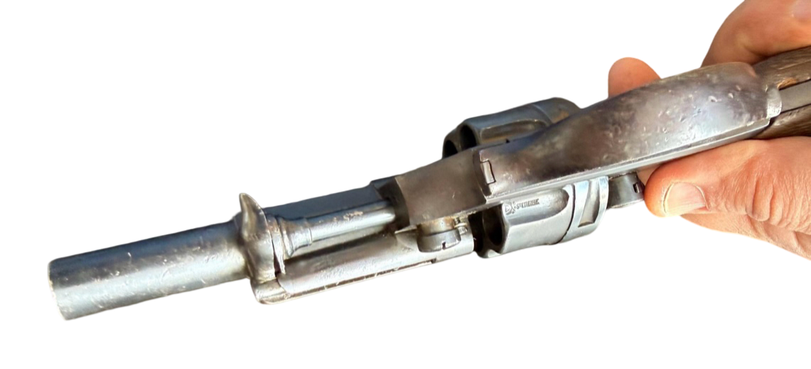 Antique French M1874 Officer Revolver St. Etienne 11mm Rare - Image 7