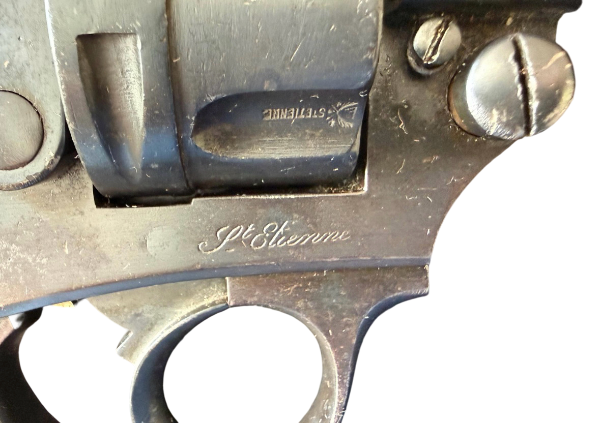 Antique French M1874 Officer Revolver St. Etienne 11mm Rare - Image 10