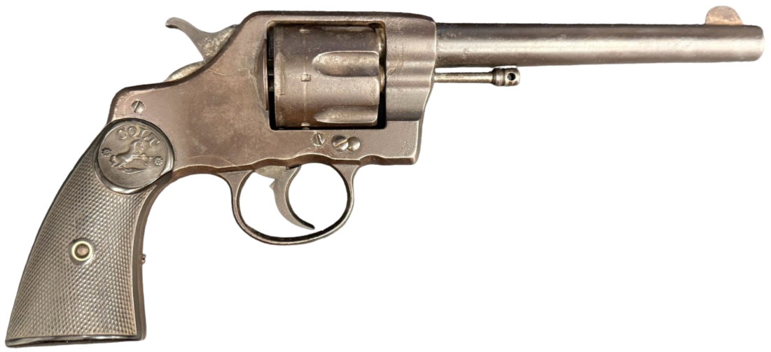 Antique Colt New Army/New Navy Model 1895 .38 Revolver Mfg 1897 - Image 2