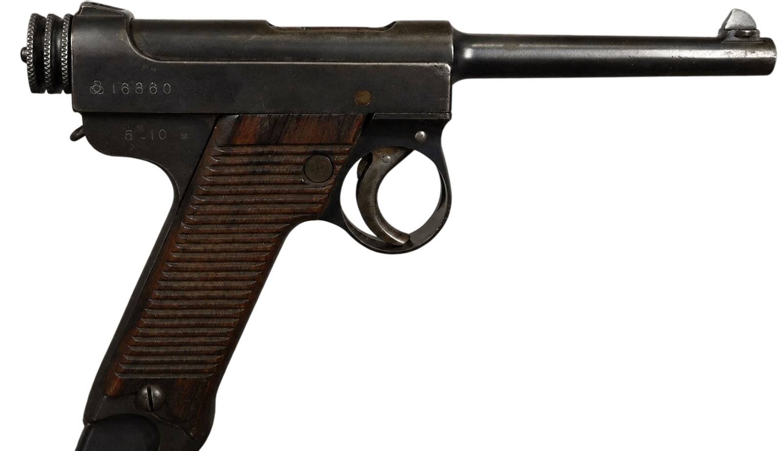 Tokyo Kokura Type 14 Nambu 8mm WWII Japanese Military Pistol 85% Blue - Image 2