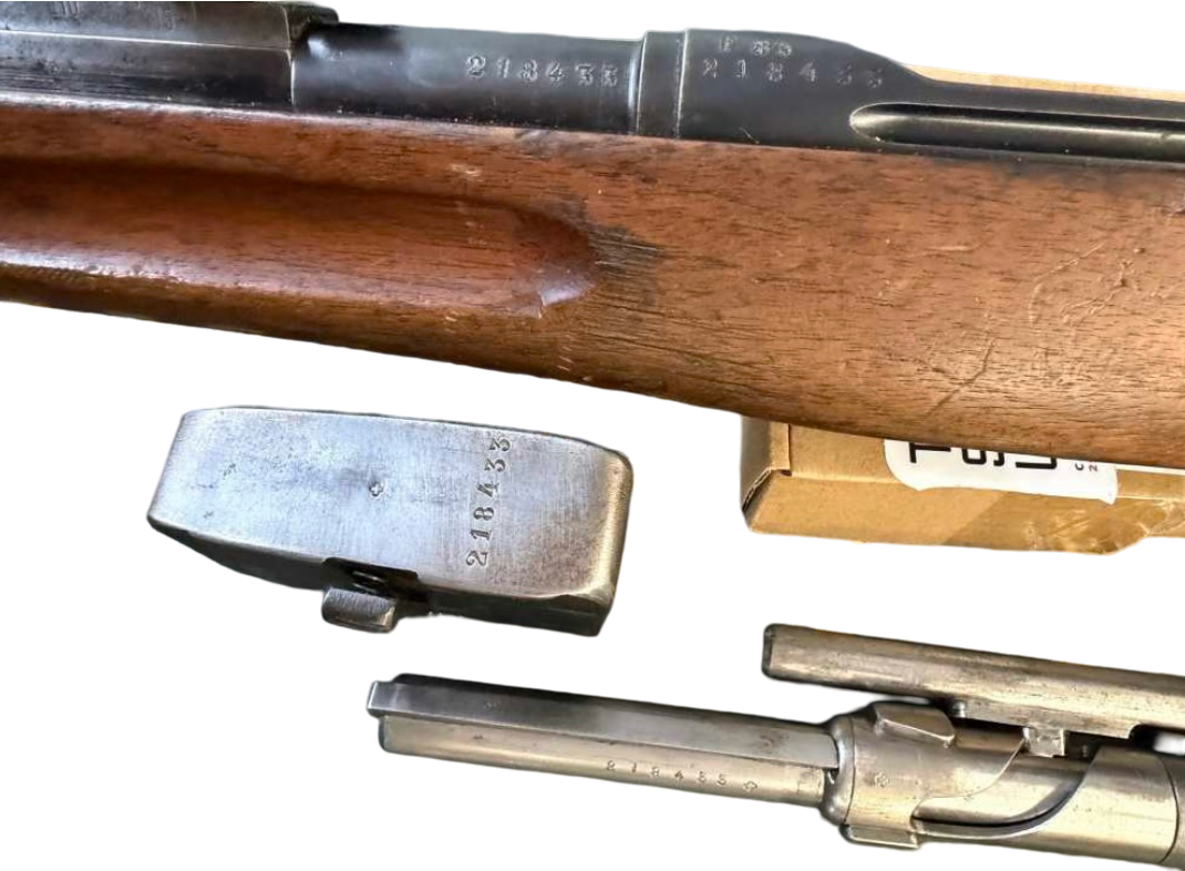 ANTIQUE 1897 Swiss Schmidt-Rubin 1896/11 MATCHING #s 7.5x55 Swiss - Image 11