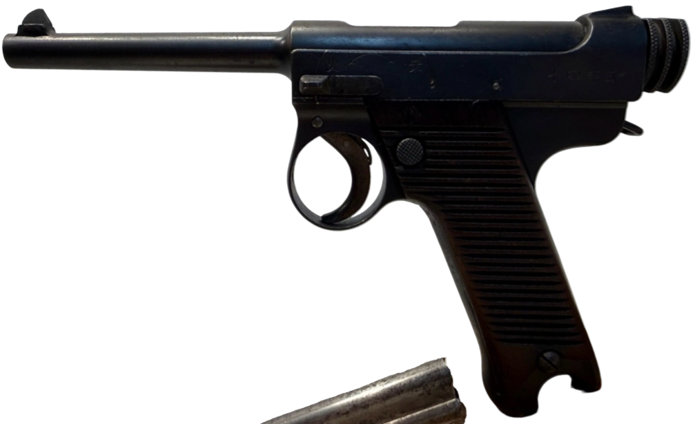 1934 Japanese Type 14 Nambu 8mm WWII Pistol Nagoya Arsenal 85% Bluing
