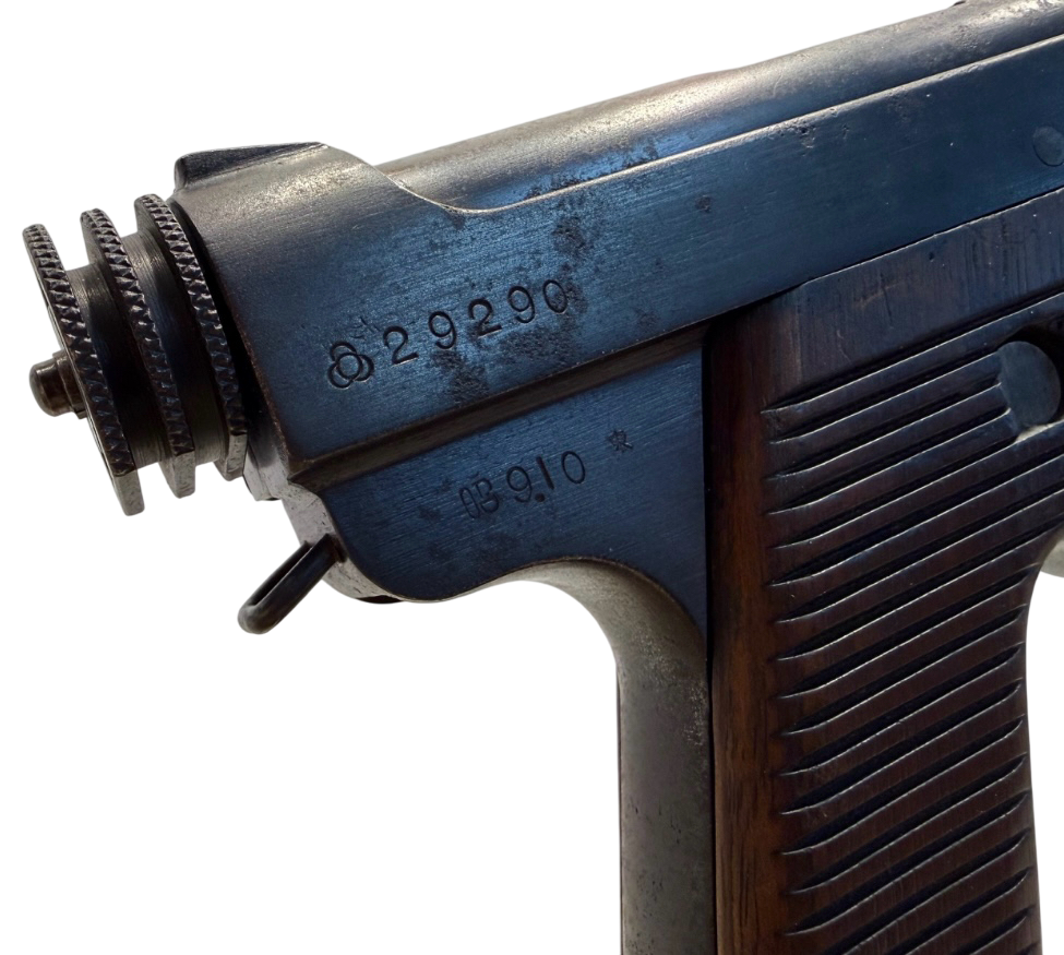 1934 Japanese Type 14 Nambu 8mm WWII Pistol Nagoya Arsenal 85% Bluing - Image 7
