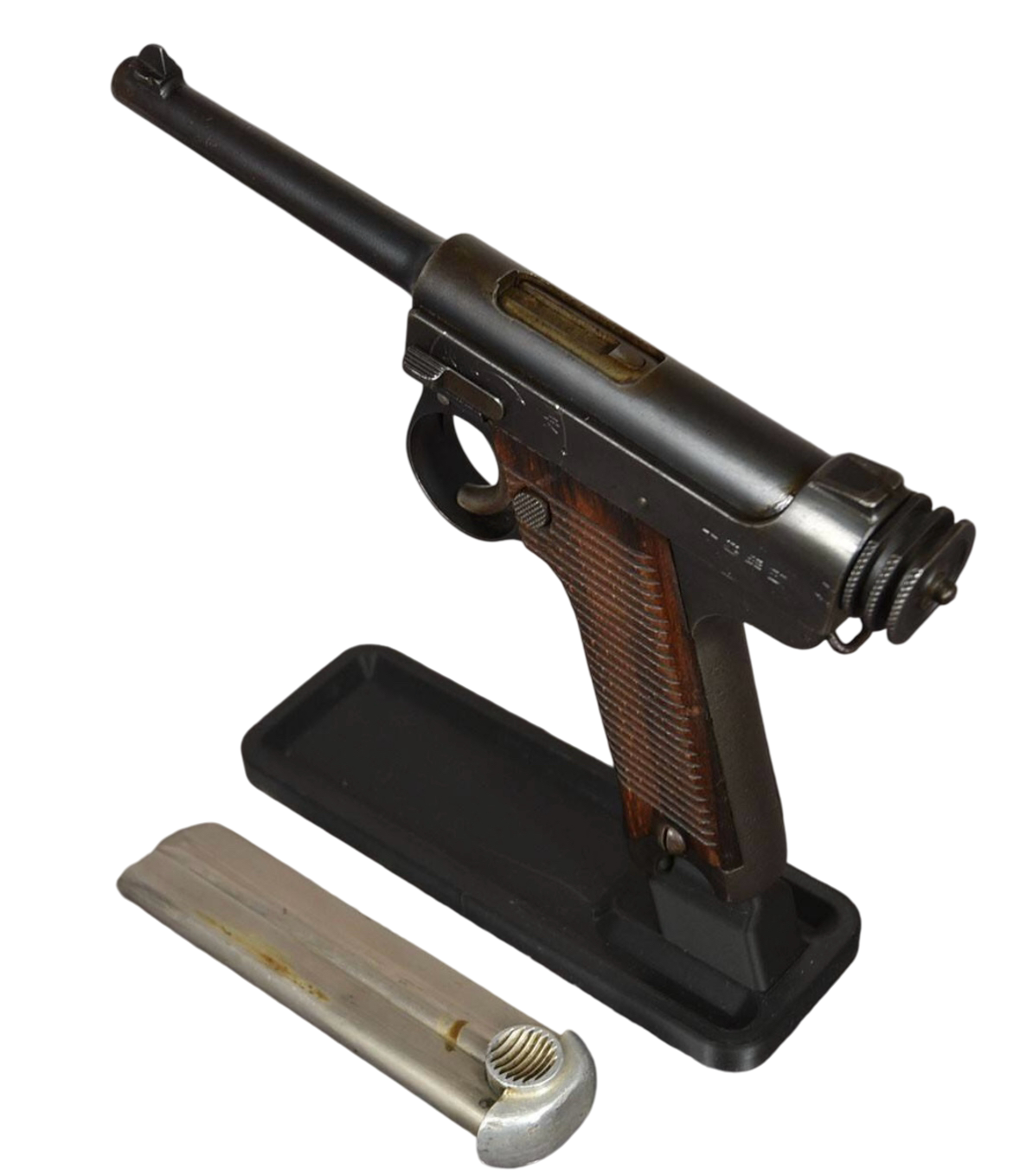 Tokyo Kokura Type 14 Nambu 8mm WWII Japanese Military Pistol 85% Blue - Image 5